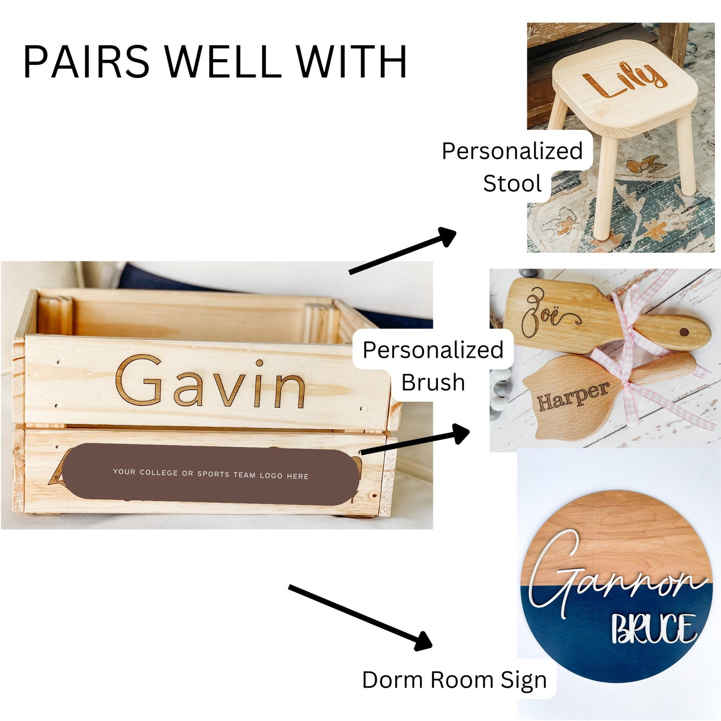 Personalized Senior Graduation Gift Basket