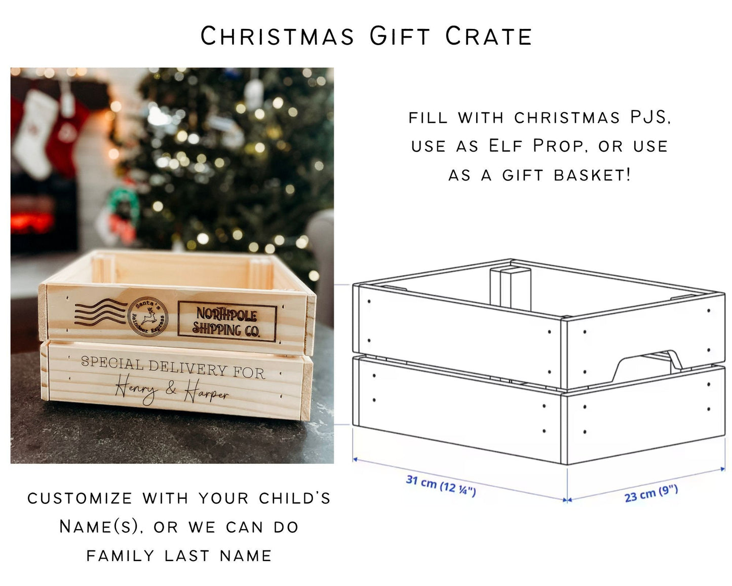 Wooden North Pole Express for Children