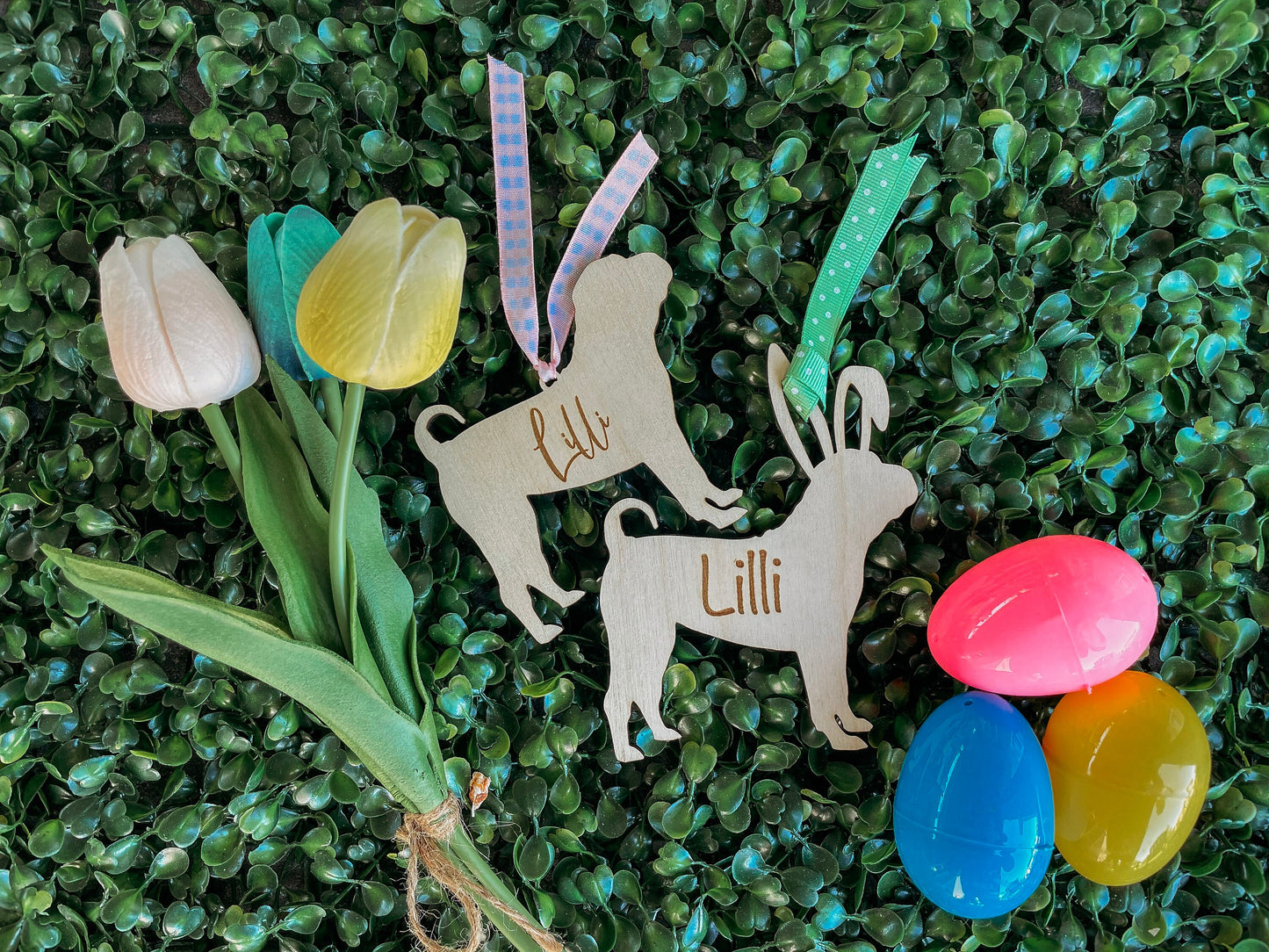 Dog Easter Basket Name Tags