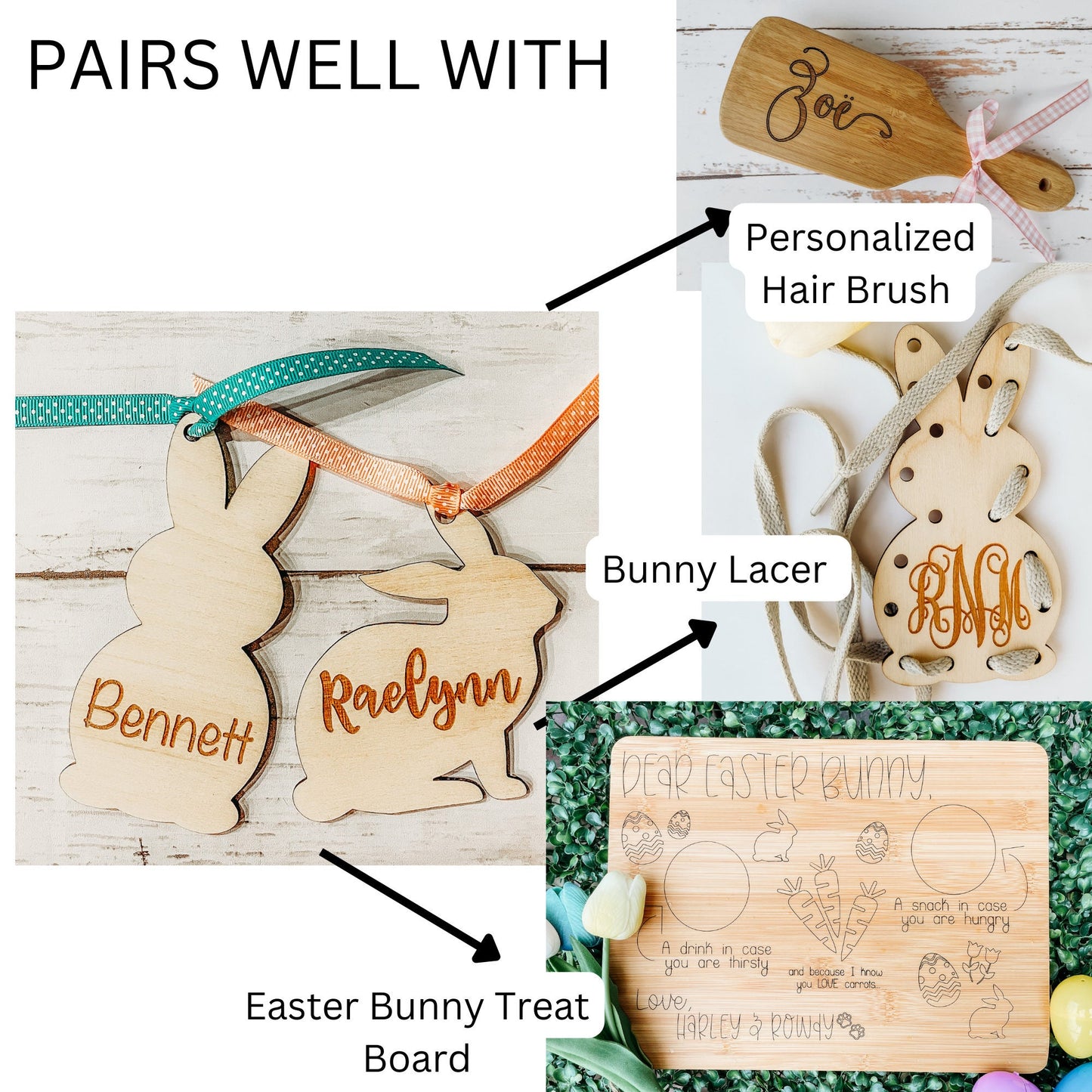 Dog Easter Basket Name Tags