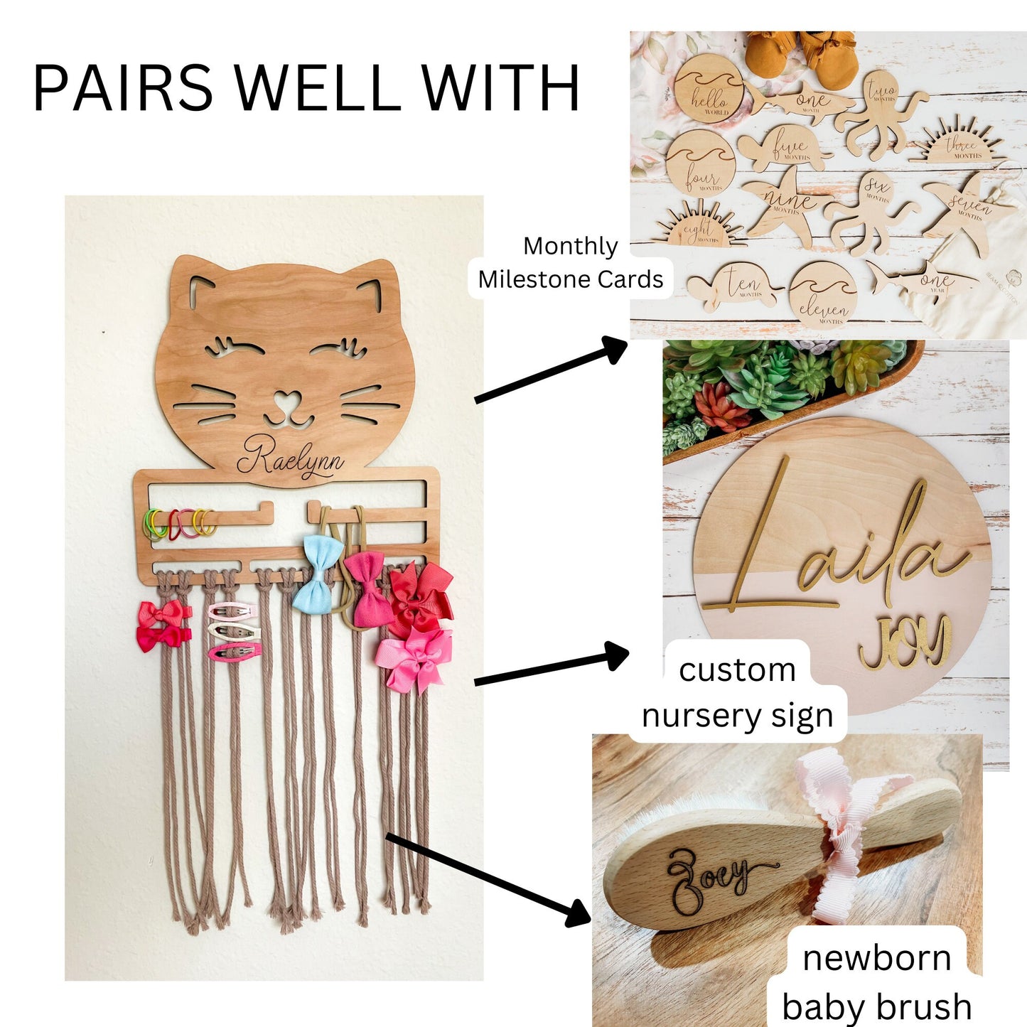 Personalized Headband Organizer