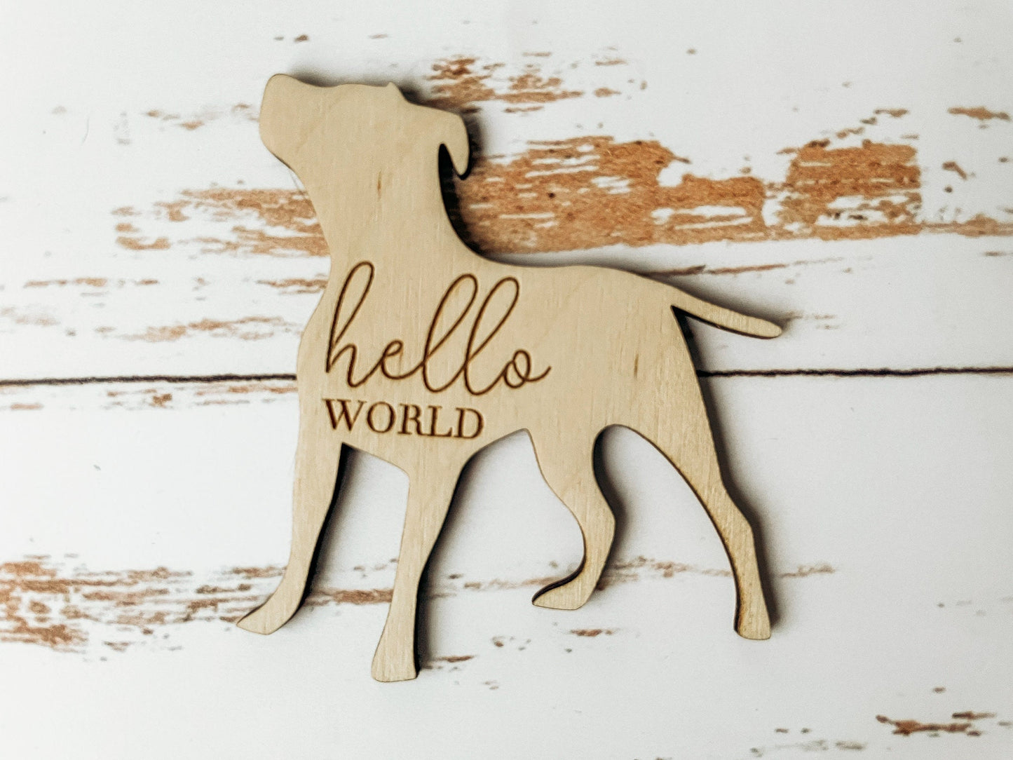 Dog Nursery Pit Bull Monthly Milestone Plaques