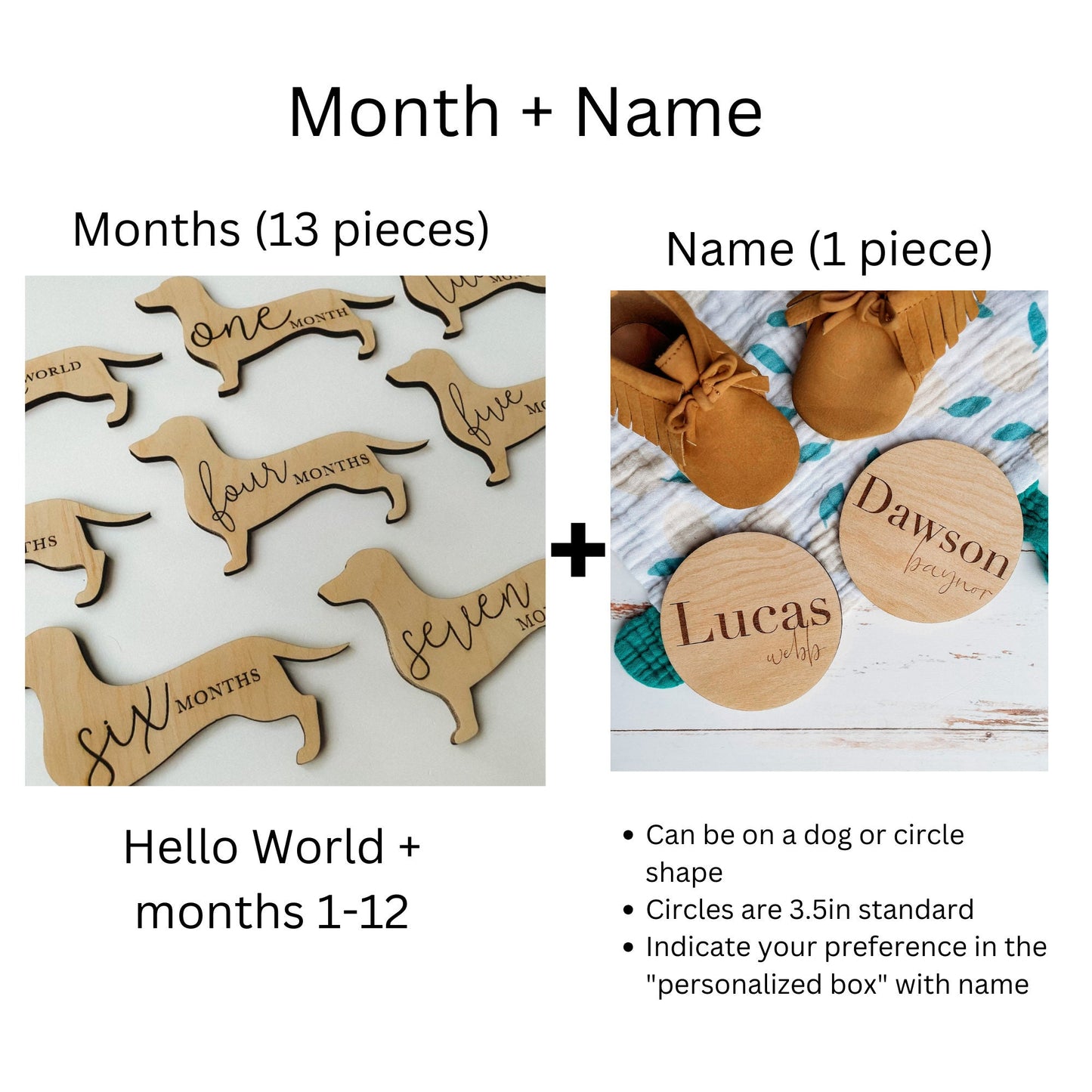 Dog Nursery Beagle Monthly Milestone Cards