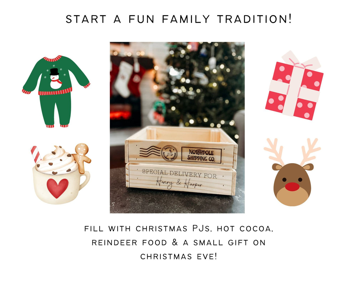 Wooden North Pole Express for Children