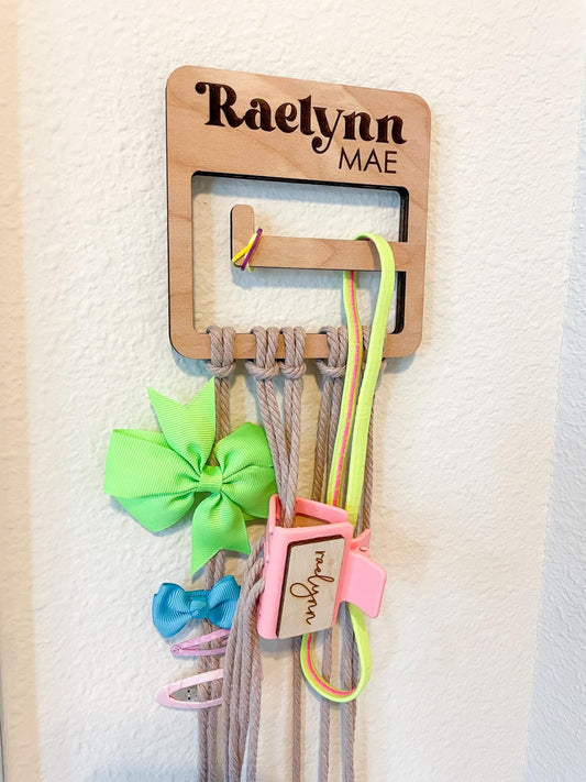 Personalized Bow Organizer