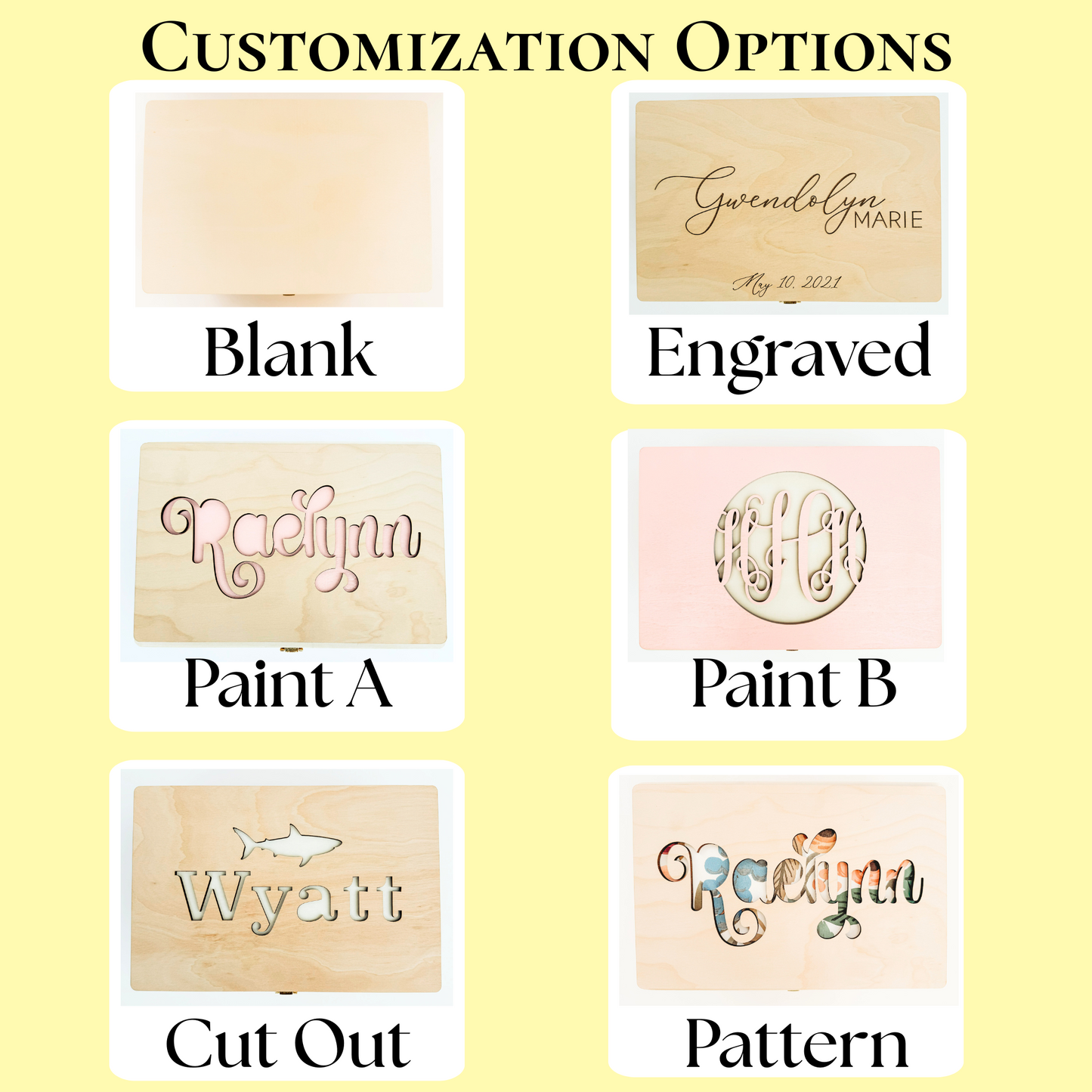 Personalized Keepsake Box