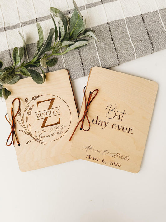 Personalized Wedding Card Album