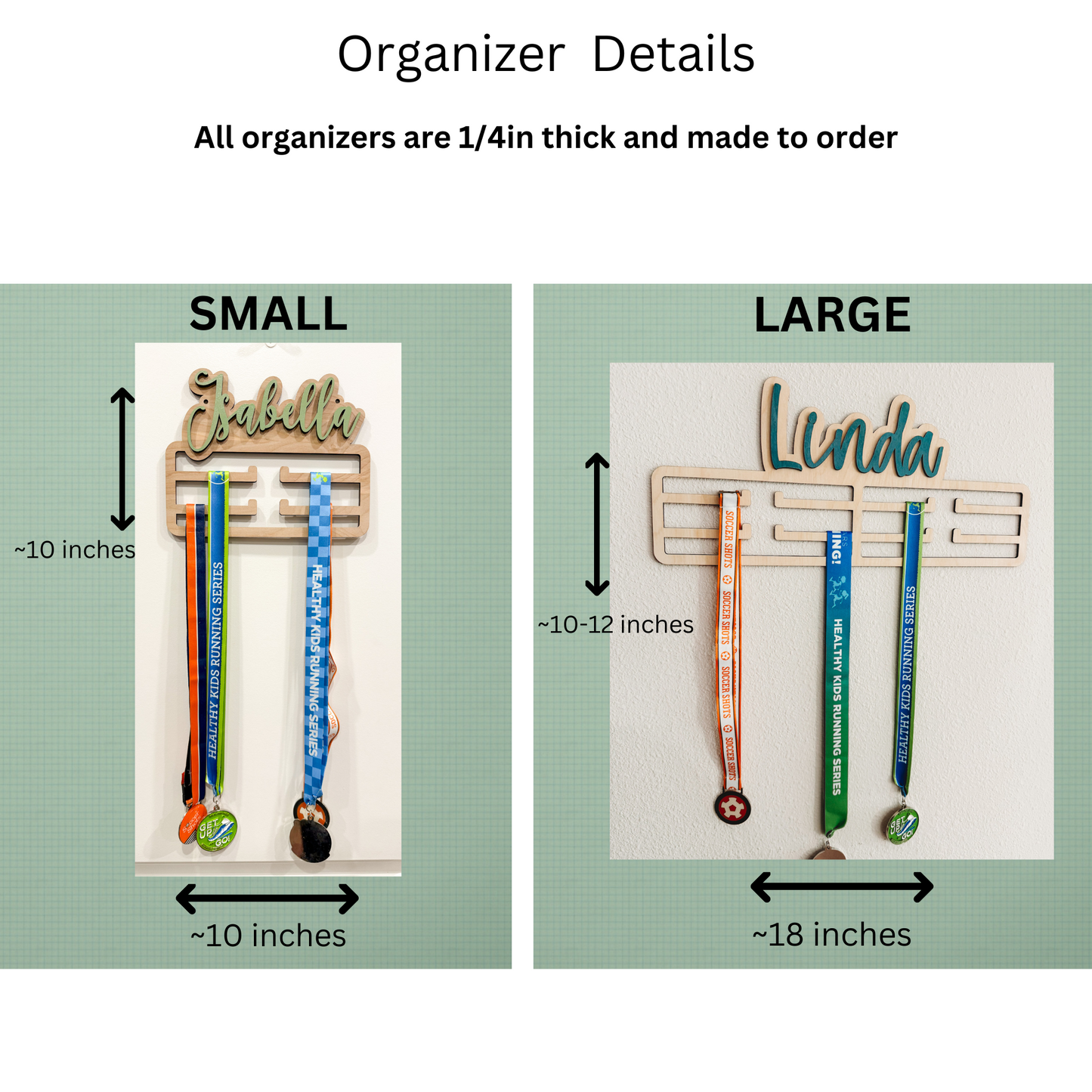 Personalized Medal Display