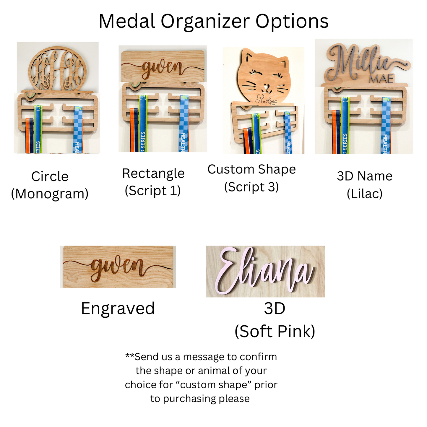 Personalized Medal Display